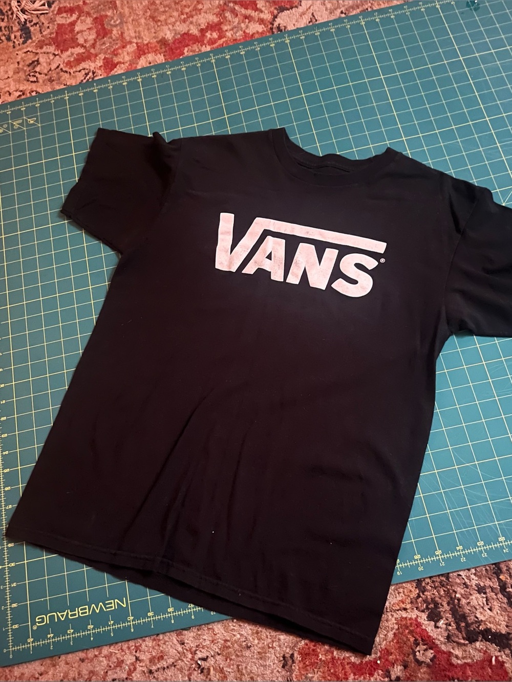 Vans  Black Logo Tee